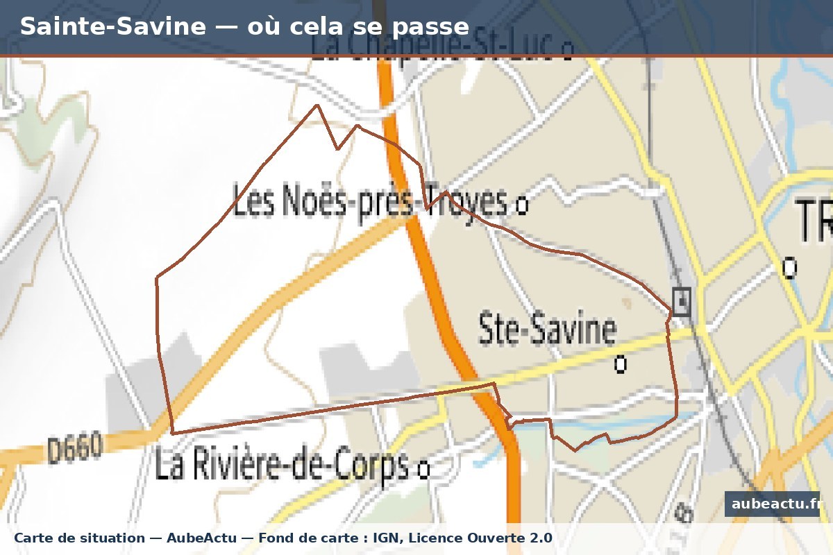 Sainte-Savine — où cela se passe