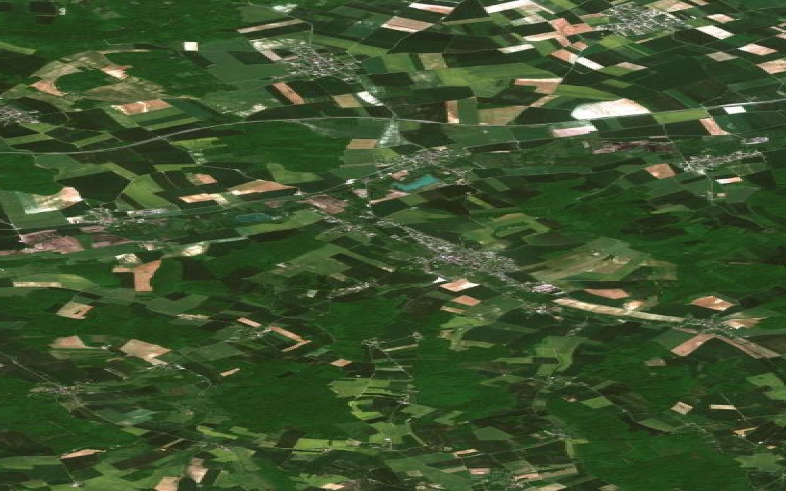 Vue aérienne de Aix-Villemaur-Pâlis