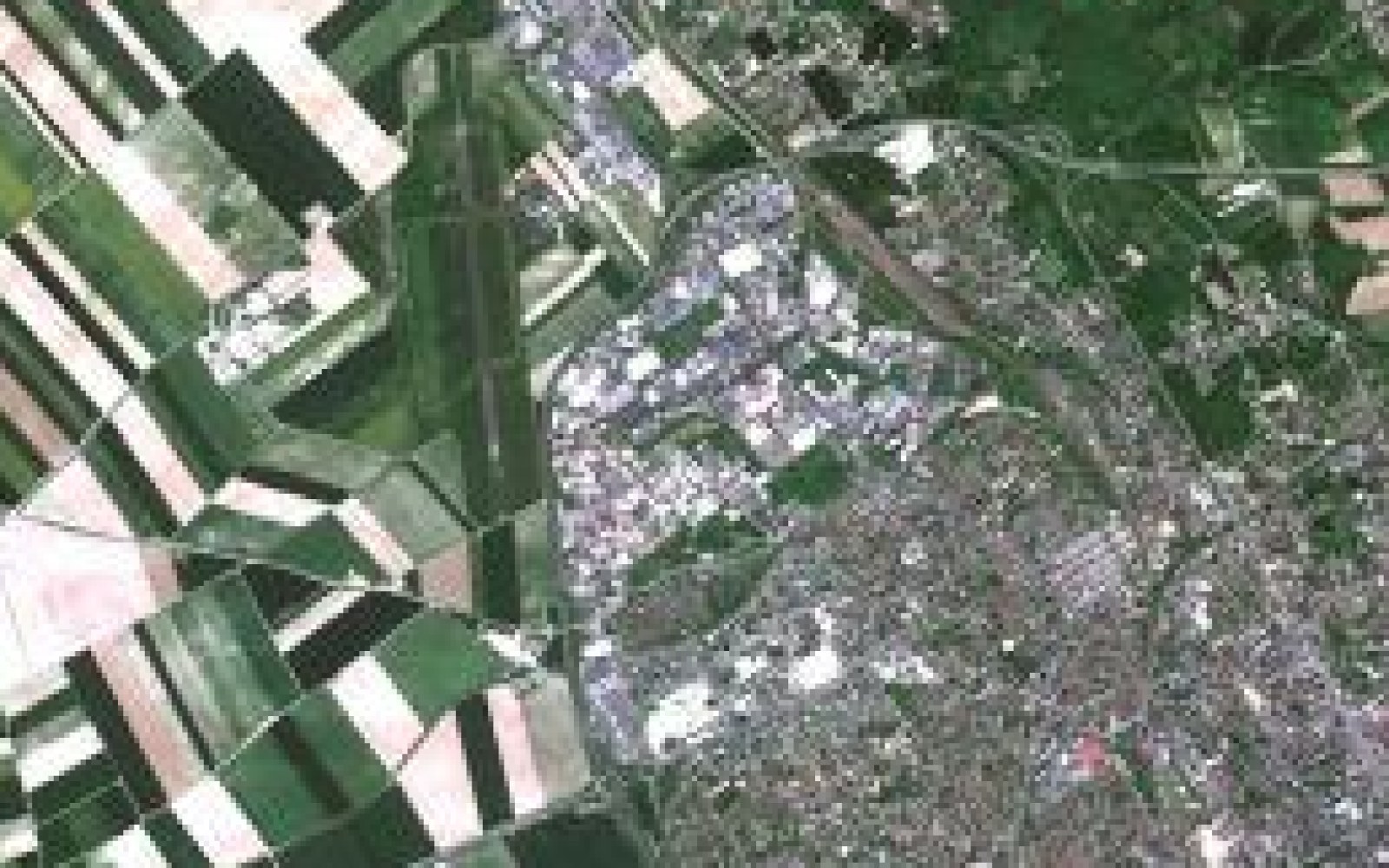 Vue aérienne de La Chapelle-Saint-Luc